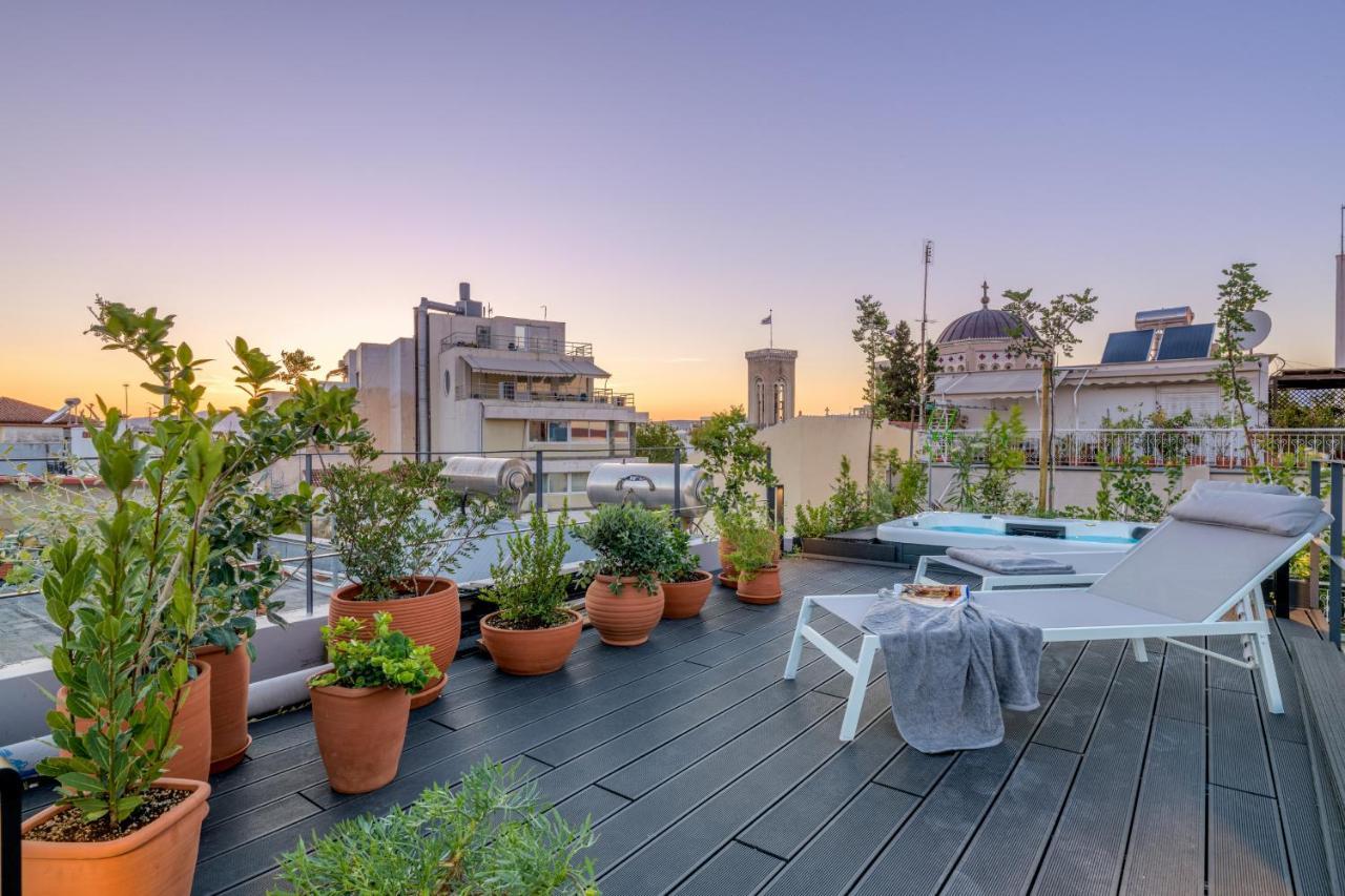Meno Suite With Private Terrace - Jaccuzzi, Acropolis View Atenas Exterior foto
